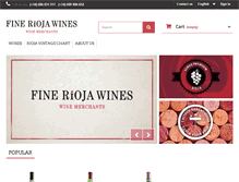 Tablet Screenshot of fineriojawines.com